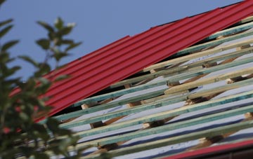 Upsher Green corrugated roofing costs